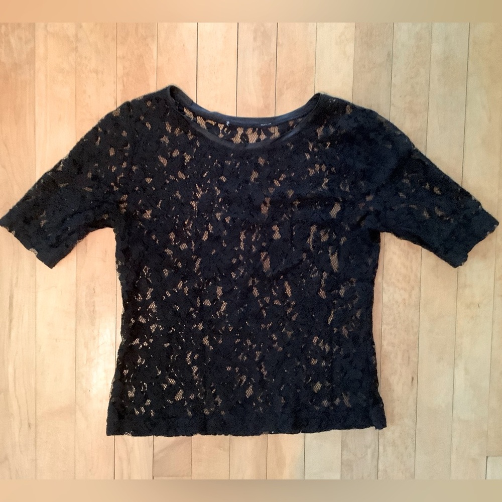 Black Lace Blouse